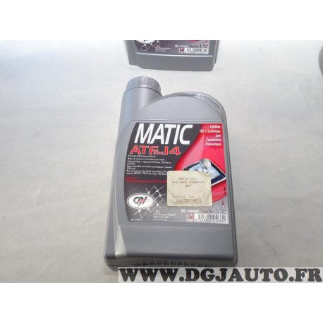 1 Bidon huile transmission 1 litre 1L boite de vitesses automatique convertisseur de couple Matic AFT236.14 14014001 pour merced