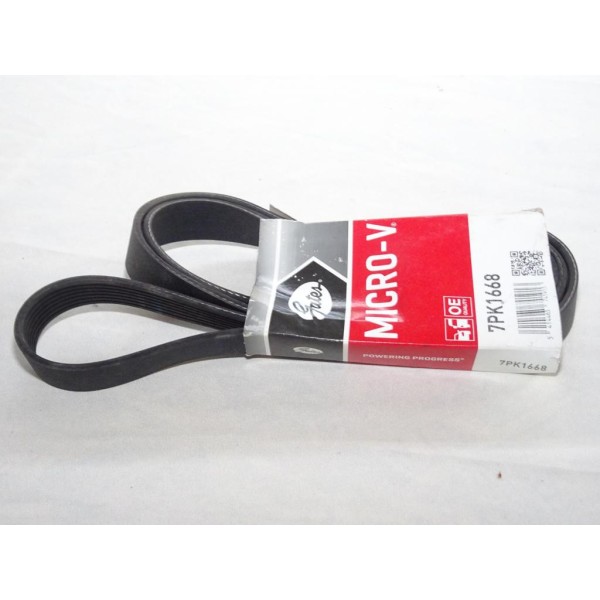 Courroie accessoire Gates 7PK1668 pour renault master 3 III opel movano B nissan NV400 2.3DCI 2.3CDTI 2.3 DCI CDTI diesel BMW X5