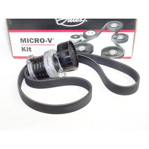 Kit courroie accessoire 6PK1130 + galet tendeur Gates K076PK1130 pour renault clio 4 IV talisman captur megane 3 4 III IV kangoo