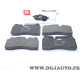 Jeu 4 plaquettes de frein arriere montage brembo Ferodo FDB4195 pour audi Q7 R8