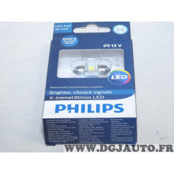 Ampoule navette 30mm LED 600K Philips 39716130 X-tremeultinon pour plafonnier lampe interieur 