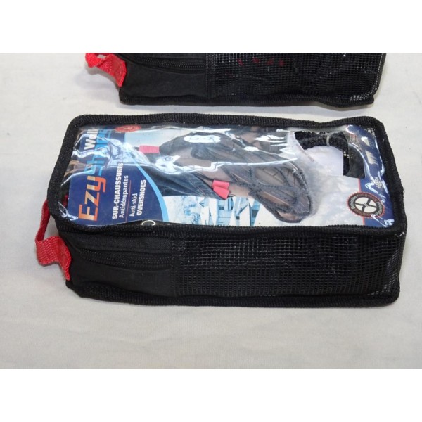 Jeu 2 sur-chaussures antiderapantes chaine neige taille XL de 44 à 48 Walk Ezyshoes Impex 6Z40821A14 