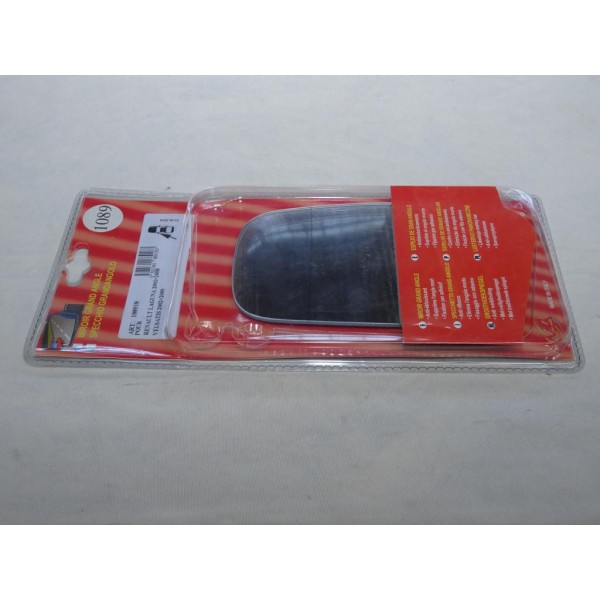 Vitre miroir glace modele grand angle retroviseur gauche MAD N°1089 188918 pour renault laguna 2 II de 2001 à 2008 velsatis de 2