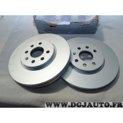 Jeu 2 disques de frein avant ventilé 280mm diametre Norauto ND9001 pour opel meriva A astra G H combo C 