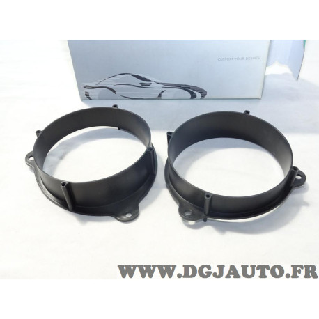 Jeu 2 supports fixation enceinte haut parleur 165mm avant Phonocar 03943 pour renault kangoo mercedes citan partir de 2013 