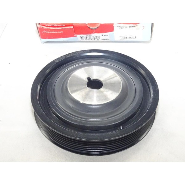 Poulie damper vilebrequin Corteco 49418940 pour renault clio 3 4 III IV modus twingo 2 II 1.2 essence 