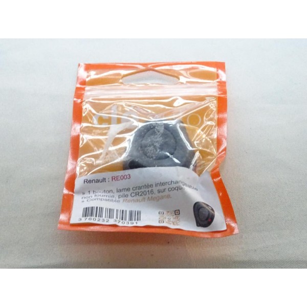 Coque clé télécommande 1 bouton (sans lame à tailler) Clé auto RE003 pour renault megane 1 laguna 1 espace 3 III 