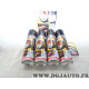 Lot 4 bombes aerosol peinture rouge pour jante roue Inprodip 00M30045
