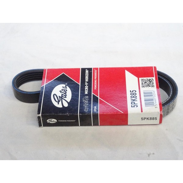 Courroie accessoire micro-V horizon Gates 5PK885 pour volvo 340 360 fiat croma fiorino uno ford mondeo 1 2 I II fiesta 4 IV lanc