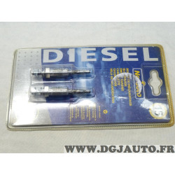 Blister 2 bougies de préchauffe N°15 pour renault clio 1 2 I II express megane dont scenic 1.9D 1.9 D diesel 