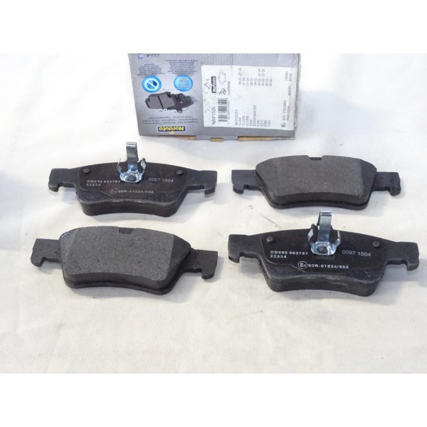 Jeu 4 plaquettes de frein arriere montage teves Norauto NRP1526 pour mercedes classe E S SL CLS W220 W211 W221 W212 R230 C218 C2