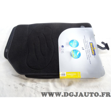 Jeu 4 tapis de sol sur mesure avant + arriere Norauto 763509 pour renault kangoo partir de 2008 