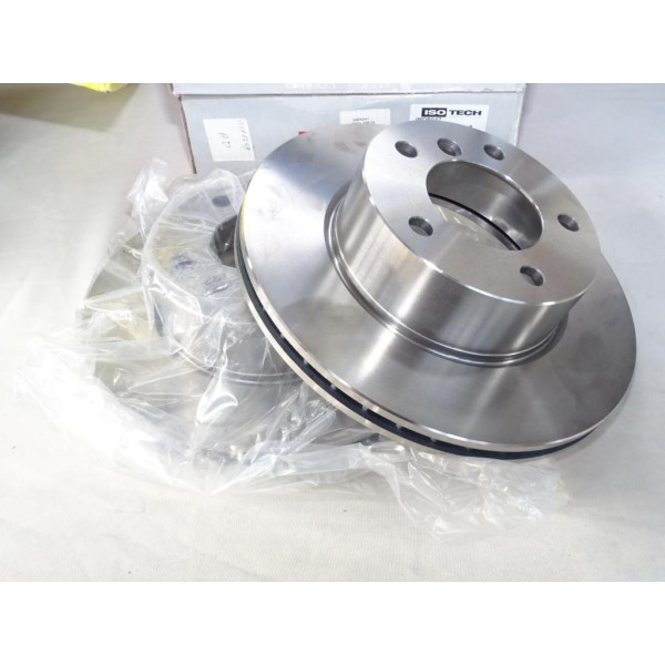 Jeu 2 disques de frein avant ventilé Isotech IBD5047 pour BMW serie 1 2 E87 F22 