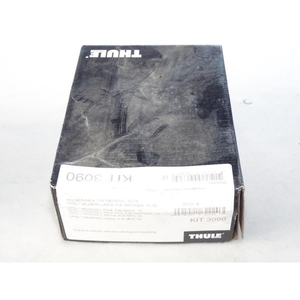 Kit pieds fixation barre de toit KIT 3090 Thule KIT3090 pour opel zafira C à partir de 2012 astra J partir de 2010 meriva B part