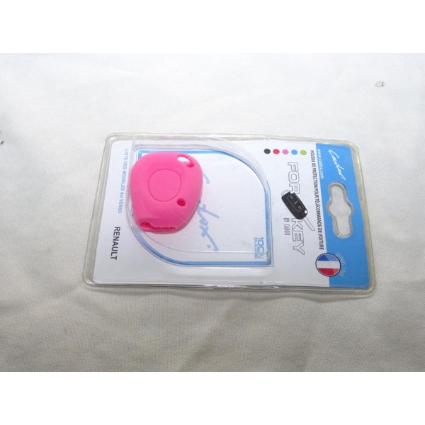 Housse étui rose coque de clé télécommande version 1 bouton Cadox 790006F REN12S pour renault megane 1 I laguna 1 I espace 3 III