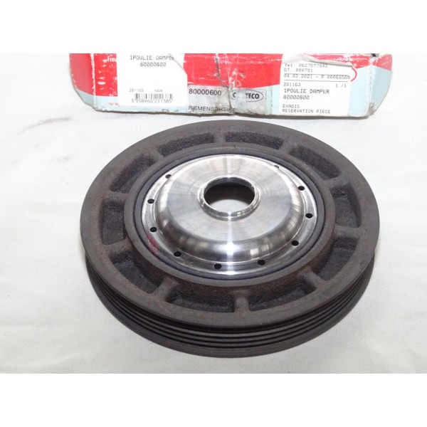 Poulie damper vilebrequin Corteco 80000600 pour renault kangoo 1 clio 2 3 4 II III IV megane 2 3 4 II III IV scenic 2 II modus f