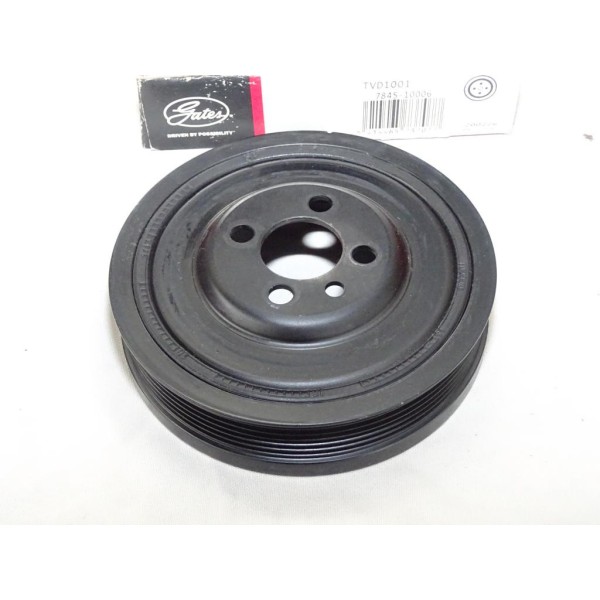 Poulie damper vilebrequin Gates TVD1001 pour audi A3 A4 A5 A6 Q2 Q3 Q5 TT ford galaxy seat inca alhambra toledo 2 3 4 II III IV 