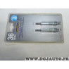 Blister 2 bougies de prechauffe N°36 Norauto 362034 pour opel astra F corsa B vectra A B 1.5 1.7 D TD diesel