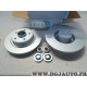 Jeu 2 disques de frein arriere plein 274mm diametre avec roulement de roue Norauto NDL0006 pour renault laguna 2 II 