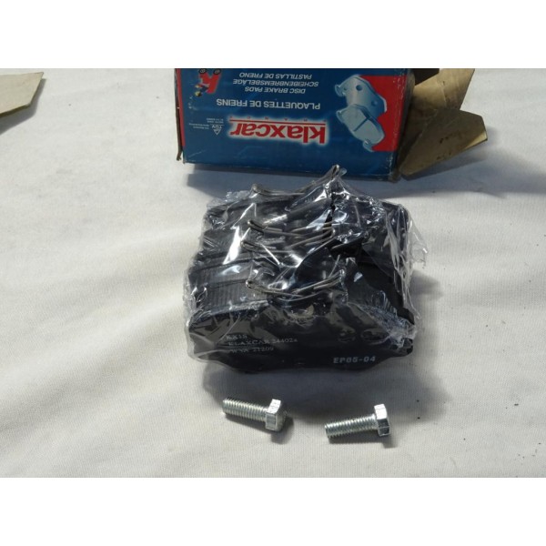 Jeu 4 plaquettes de frein avant montage lucas Klaxcar 24402Z pour peugeot 405 