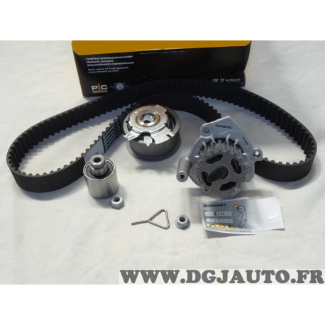 Kit distribution courroie + galet tendeur + enrouleur + pompe à eau Continental CT1028WP3 pour audi A2 A3 ford galaxy seat alham