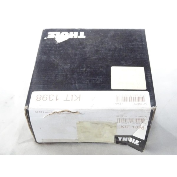 Kit pieds fixation barre de toit 1398 Thule KIT1398 pour seat leon 5 portes de 2005 à 2012 