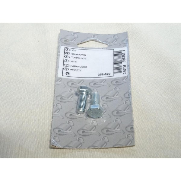 Jeu 2 vis boulon fixation tube echappement silencieux collecteur tuyau 20mm Bosal 258820 pour divers véhicules fiat alfa romeo l