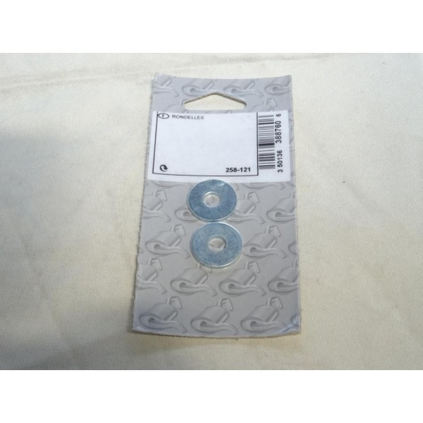 Blister 2 rondelles fixation tuyau echappement silencieux collecteur tuyau tube Bosal 258121 pour divers véhicules fiat alfa rom