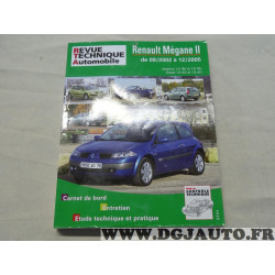 RTA revue technique automobile livre documentation entretien conduite etude technique CIP 121.1 pour renault megane 2 II de 2002