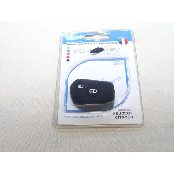 Housse étui noir coque de clé télécommande Cadox 790001N PSA25S pour citroen berlingo jumpy saxo xantia xsara peugeot partner 