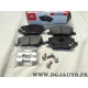 Jeu 4 plaquettes de frein avant montage mando Ferodo FDB4688 pour fiat 500X jeep renegade compass