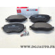 Jeu 4 plaquettes de frein avant montage lucas Ferodo FDB5104 pour renault megane 4 IV