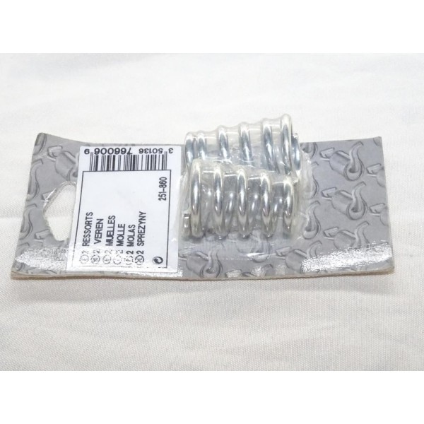 Pack 2 ressorts fixation tuyau tube silencieux echappement Bosal 251-860 pour fiat fiorino opel kadett D E corsa A B ascona C se