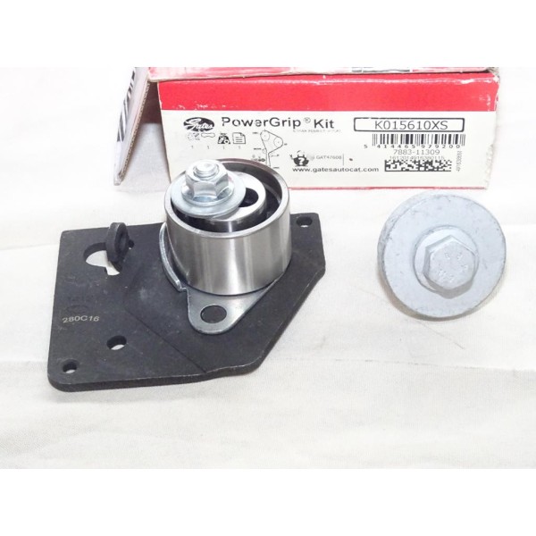 Galet tendeur et vis courroie de distribution (non incluse) Gates K015610XS pour renault laguna 2 II megane 2 II scenic 2 II nis