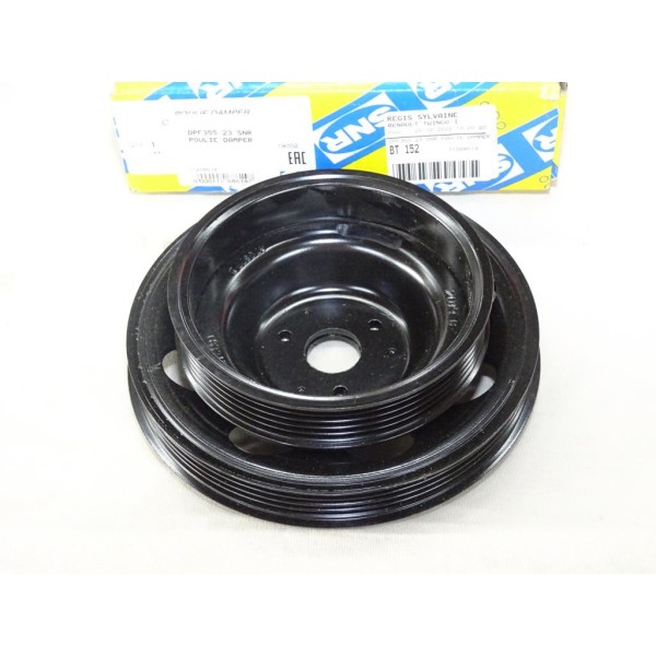 Poulie damper vilebrequin SNR DPF355.23 pour renault clio 1 2 I II twingo 1 kangoo 1.2 essence 