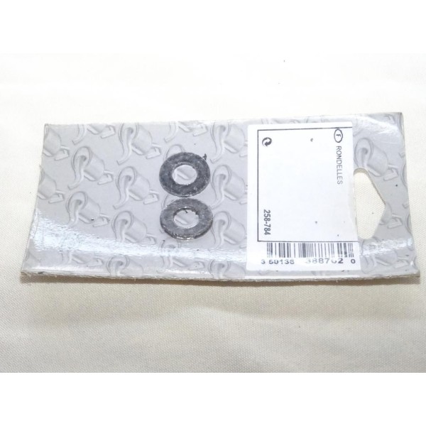 Pack 2 rondelles fixation tube tuyau echappement Bosal 258-784 pour divers véhicules fiat alfa romeo lancia citroen peugeot merc