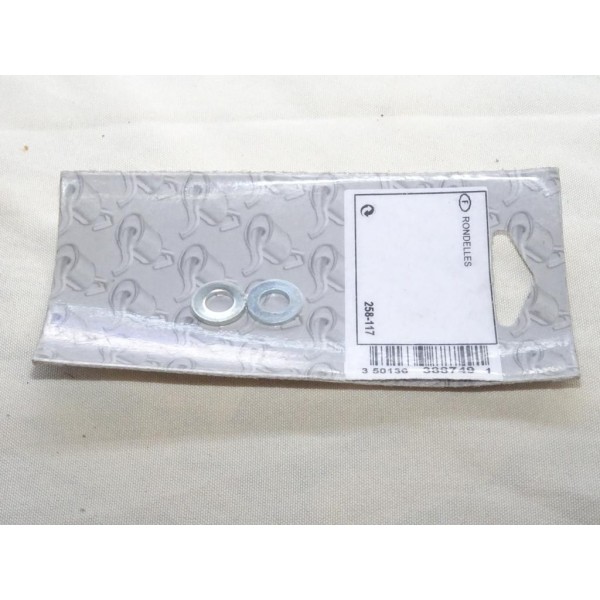 Pack 2 rondelles collier serrage fixation tube tuyau silencieux echappement Bosal 258-117 pour divers véhicules fiat alfa romeo