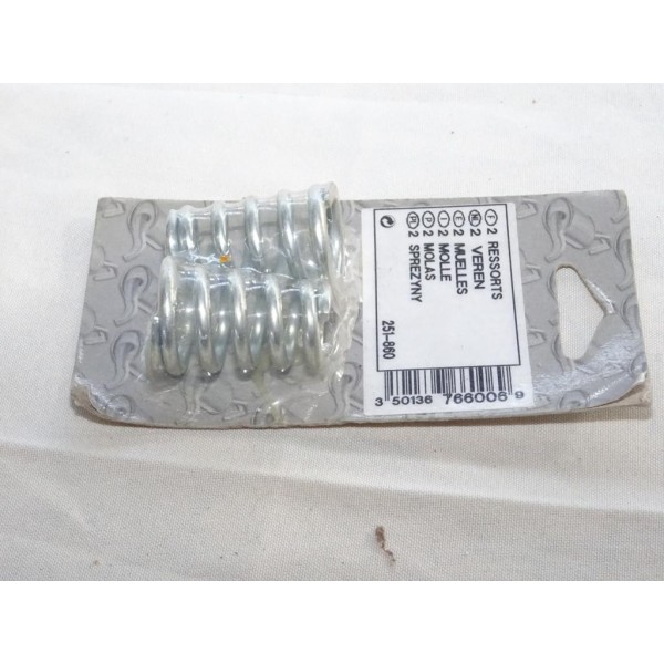 Pack 2 ressorts fixation tuyau silencieux echappement Bosal 251860 pour fiat fiorino opel kadett D E corsa A B ascona C senator