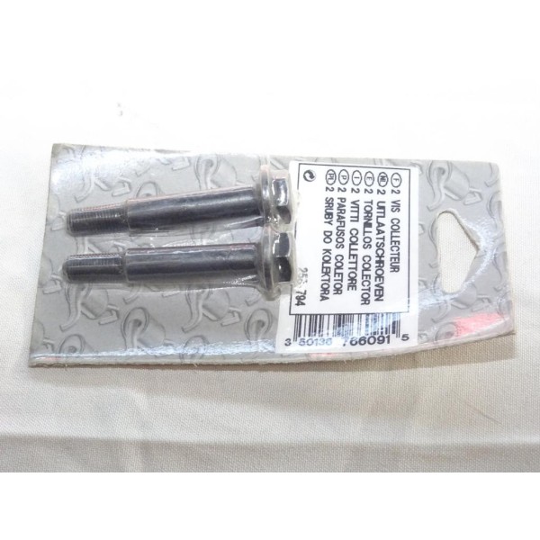 Pack 2 vis boulons fixation tuyau tube silencieux echappement Bosal 258794 pour opel astra F G calibra corsa B tigra A kadett E 