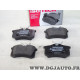 Jeu 4 plaquettes de frein arriere montage lucas Isotech IBP0598 pour citroen C2 C3 C4 C8 DS3 DS4 jumpy xsara picasso berlingo fi