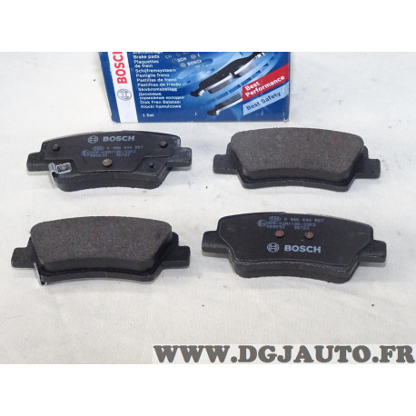 Jeu 4 plaquettes de frein montage akebono Bosch BP1478 0986494557 pour dodge attitude hyundai sonata grandeur accent velosteri20
