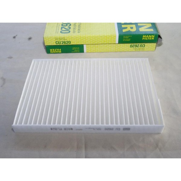 Filtre habitacle interieur Mann filter CU2620 pour renault koleos 1 