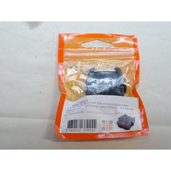 Coque clé télécommande 2 boutons (lame à tailler non fourni) Clé auto OP004 pour opel corsa meriva astra vectra 