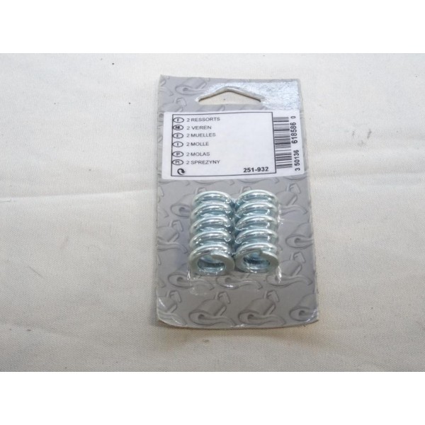 Jeu 2 ressorts fixation tuyau tube silencieux echappement Bosal 251932 pour citroen berlingo jumpy jumper xantia XM ZX xsara fia