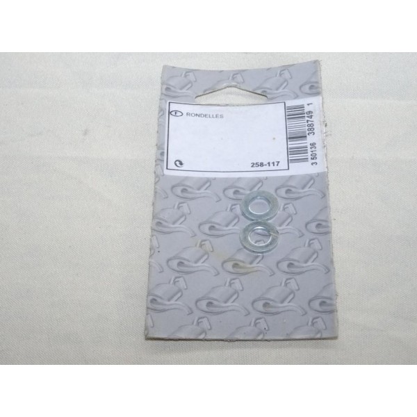 Blister 2 rondelles collier serrage fixation tuyau silencieux echappement Bosal 258-117 pour divers véhicules fiat alfa romeo la
