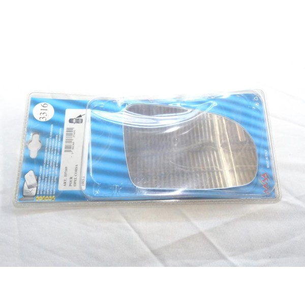 Vitre miroir glace retroviseur avant droit MAD N°3316 537169 pour opel corsa B partir de 1993 