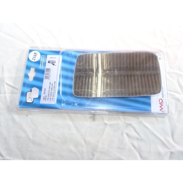 Vitre miroir glace retroviseur gauche MAD N°2165 537455 pour volkswagen golf 3 III vento de 1992 à 1997 jetta 3 III de 1991 à 19