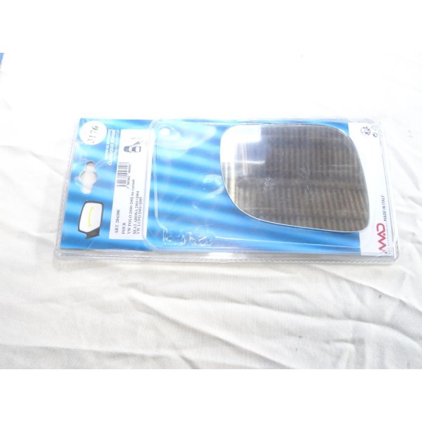 Vitre miroir glace retroviseur avant droit MAD N°3176 204300 pour volkswagen polo (pas break) de 2000 à 2002 lupo de 2001 à 2005