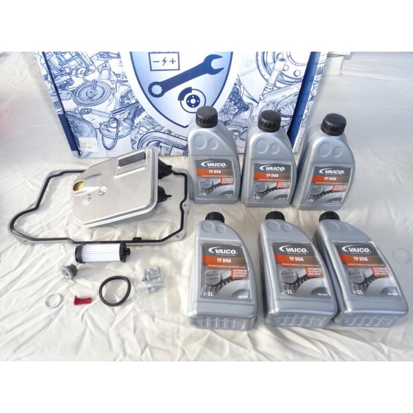 Kit vidange boite de vitesses automatique filtre + joints + 6L huile Vaico 2463772400 V30-2257 pour mercedes classe A B CLA GLA 
