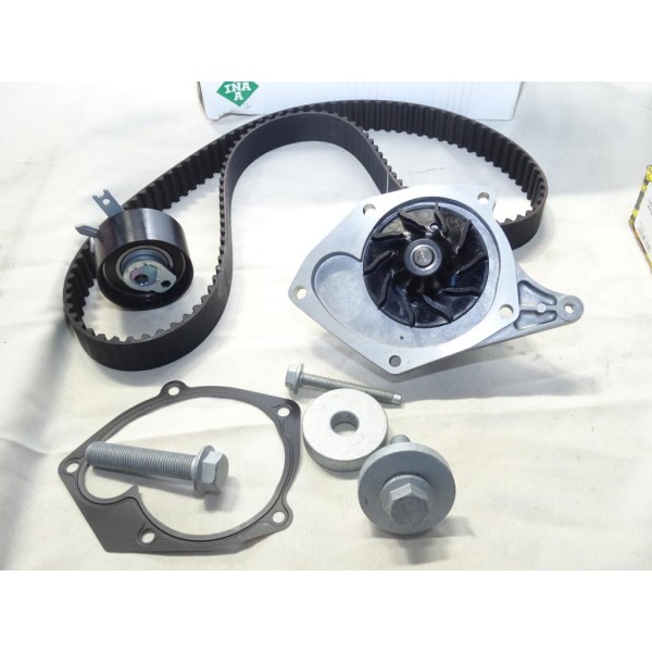 Kit distribution galet + pompe à eau + courroie INA 530019731 pour renault kangoo 1 2 I II clio 2 3 II III megane 2 3 II III sce